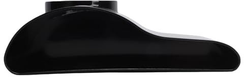 Jelquix Aquarium Underground Tunnel Cave, Nature Curve Viewing Tunnel, Fish Tank Decor Hideout for Loaches Corydora Bettas (Black)