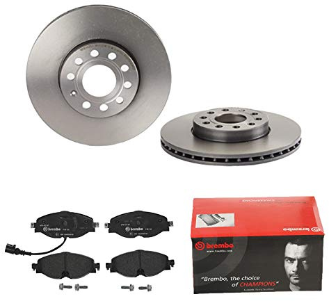 Bremsen Set Bremsscheiben Bremsbeläge Brembo vorne VW Golf 7 Skoda A3 Seat