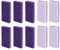 Bubuyun 10 PCS Piedra Pómez Piedra Pies Piedra Pómez Callos Pies Piedra Pómez Natural Manos Eliminar Callos 12 * 5 * 2.5CM Púrpura