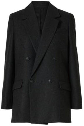 SELECTED FEMME Slfelin Lano Blazer Noos, Negro, 42