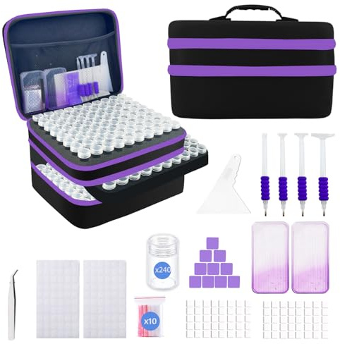 SuSentak 240 Slot Diamond Art Storage Box
