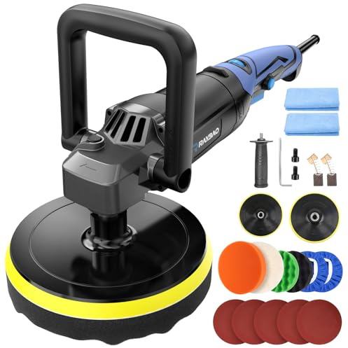 Lucidatrice auto, 1200 W, set professionale per la cura del veicolo