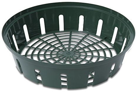 Windhager Blumenzwiebel-Schale, Pflanz-Schale, Anzucht-Schale, Zwiebel-Pflanzkorb, Blumenzwiebelkorb, rund, Durchmesser 30 cm, 3 Stück
