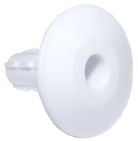 electrosmart Pack of 12 Single White Feed-Thru Cable Wall Entry Grommets - Suitable for most RG6 / WF100 Cable