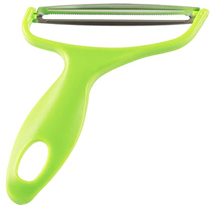 SMELEYOU Éplucheur de légumes, Éplucheur à Large Gueule, Râpe à Choux à Large Gueule en Acier Inoxydable, Trancheuse de Fruits multifonctionnelle pour la Cuisine, Vert