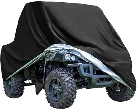 ANFTOP 210D Housse de Protection pour ATV Moto Quad Extérieure Imperméable Anti UV Lourd Bâche Vélo Electrique 256 * 110 * 120cm
