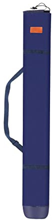 Perfeclan Bolsa para caña de Pescar, Bolsa Plegable para Aparejos de Pesca, Estuche Protector Grueso, Aparejos de Pesca portátiles de Gran Capacidad para, 130cm Azul