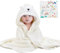 DKDDSSS Baby Handtuch Kapuze, Badeponcho Kinder, Kapuzenhandtuch Baby, Super Saugfähiges Maschinenwaschbares Kleinkinder BadetüCher mit Niedlichen Ohre für Babybaden
