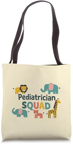 Pediatrician Squad Animals-Themed Appreciation Tote Bag
