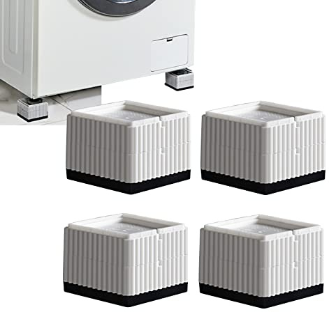 Almohadillas antivibración para electrodomésticos, alfombrillas de goma para reducción de ruido, amortiguadores antideslizantes para lavadoras y lavavajillas