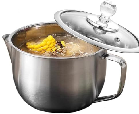 1200ml Fat Separator Jug with Lid and Handle, Stainless Steel Gravy Oil Soup Grease Oiler, Multifunction Fat Strainer Bowl, Kitchen Cooking Tools for Bacon Grease Container Kitchen Gravy