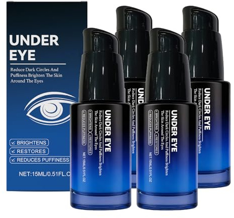 QPJUVC Siero per gli occhi anti-invecchiamento per gli uomini: riduce le occhiaie, le rughe e il gonfiore, essenza coreana per gli occhi, nutriente e lenitivo, 15 ml (4)