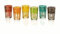 Orientalische Glas Teegläser HASSIEB 6er Set