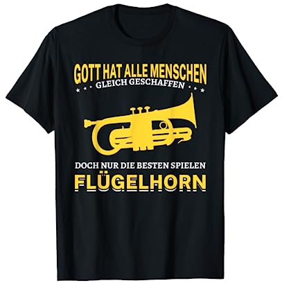 Flügelhorn Horn Tenorhorn Instrument Lehrer Horn-Spieler T-Shirt