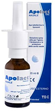 APOLACT SPRAY NASAL TDC – Spray nasal de Apo Lactoferrina en liposomas para la higiene, hidratación y protección de la cavidad nasal