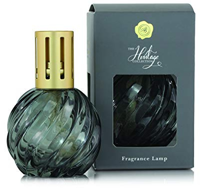 Ashleigh & Burwood The Heritage Collection Spiral Glass Large Fragrance Lamp (Grey)