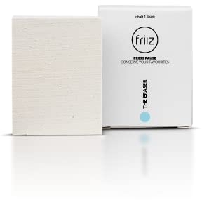 friiz The Eraser – Schuhsohlenreiniger und Leder-Pflege – Schuh-Radiergummi – Sohlenreinigung, Aufrauen von Wildleder