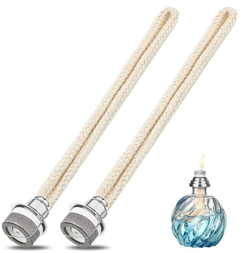 2 Pièces de Mèche pour Lampes Parfumées avec Brûleur Catalytique – Mèche de Rechange pour Lampes Parfumées, Accessoire de Lampe Catalytique pour Aromathérapie et Mèches de Lampe