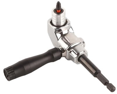 Accesorio de Taladro en ángulo Recto, Accesorio de Taladro Inalámbrico, Extensión de Curvatura en ángulo Recto Adaptador de Accesorio de Taladro Inalámbrico Profesional de 90 (1)