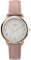 Timex Easy Reader Damen-Armbanduhr, 30 mm, rosa Armband, weißes Zifferblatt, roségoldfarbenes Gehäuse TW2W32300