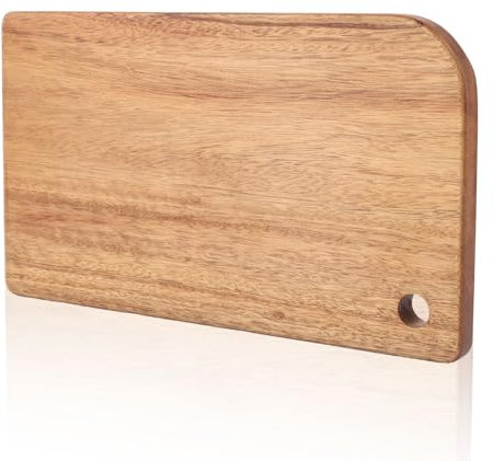AKOLAFE Chopping Board 35x20x2 cm Wooden Chopping Board Walnut Wood Large Serving Board Premium Kitchen Meat, Fruit, Vegetable Cutting Board