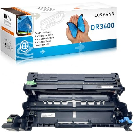 LOSMANN DR3600 Trommel Kompatibel für Brother DR-3600 HL-L5215DN HL-L6210DW HL-L6410DN HL-L6415DN HL-L5210DN L5210DW MFC-L5715DN MFC-L6710DW MFC-L6915DN MFC-L5710DN L5710DW DCP-L5510DW EX910
