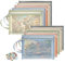 Colored Mesh Zipper Pouch Bags, 10pcs A4 Double-Layer Toy Storage Organization, Nylon Puzzle Building Block Sets Breathable See Through Zipper Pouch, File Bag with Handle Pocket for School Office Game