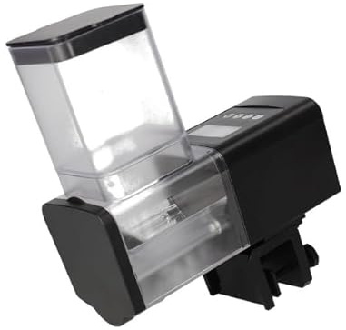 Hidom Automatic Fish Food Feeder Dispenser - AF301. Includes extended feed bucket. Auto-feed up to 4 times per day. Up to 450ml food capacity