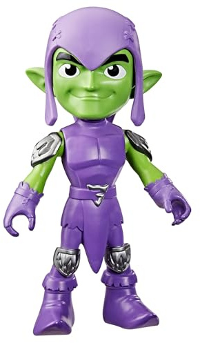Marvel Spidey och hans fantastiska vänner extra stor Green Goblin-figur, actionfigur på 22,5 cm, leksaker för barn i förskoleåldern, från 3 år, superhjälteleksaker