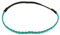 Türkis Blau Damen Haarband - Suede Einfaches und Einfarbiger Geflochtenes Hairband, Samtaspekt - Einheitsgrößer Dünnes Stirnband - Hochzeit Vintage Headband - Original Look Boho, Hippie