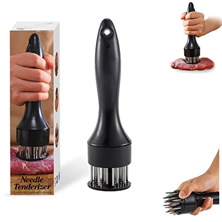 Attendrisseur à Viande, Aiguille à Steak, Aiguille à Viande lâche, Marteau à Steak Manuel, Aiguille à Viande de pin, Aiguille à Viande de pin en Acier Inoxydable, utilisé pour attendrir la Viande