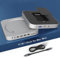 13 in 1 Mac Mini Dock mit Festplattengehäuse+HDMI+VGA, USB-C Dockingstation & Ständer für Mac Mini M1 mit SSD/HDD Slot, HDMI, VGA, 2*USB 3.0, 2*USB 2.0,TF/SD, Video/Audiobuchse für Mac Mini 2018/2020