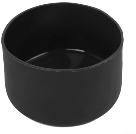 Gdfnmogo Manchon en silicone antidérapant pour bouteilles d'eau de 30,5 et 700,4 g, 81,9 et 1284 ml – Bottes de protection antidérapantes pour camping, randonnée, utilisation en extérieur (noir)