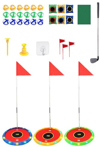 Barn Golfklubbor Set Miękka Pluszowa Ozdoba Orzeszka Ziemnego | Golfspel För Barn För Träning Inomhus På Gräsmattan Sport Camping Julklapp