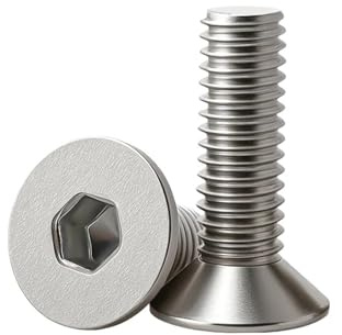 pluggar 10 mm M2 .5 M3 M4 M5 M6 304 rostfritt stål insexskruv sexkant A2 insexskruvar skruv med metrisk gänga (DIN7991,18 mm_M2 (50 st.)