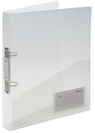 Rexel 25mm A4 Polyprop Clear Ice Ring Binder - 1 unit