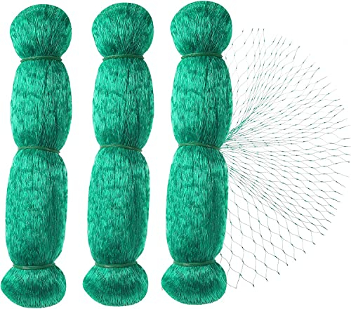 Anpro 3 pezzi Rete Anti-Uccelli 2 * 10m, Protezione di Piante e Frutti Larghezza Maglie 1.5 x 1.5 cm