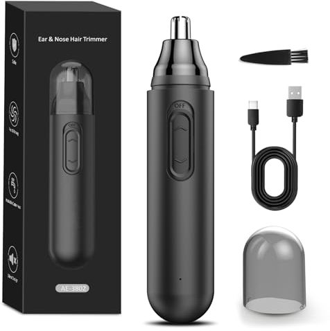 cortapelos nariz pelos orejas hombre - cortador pelos nariz Corta Pelos Oreja Profesional Indoloro IPX7 Impermeable USB recargable