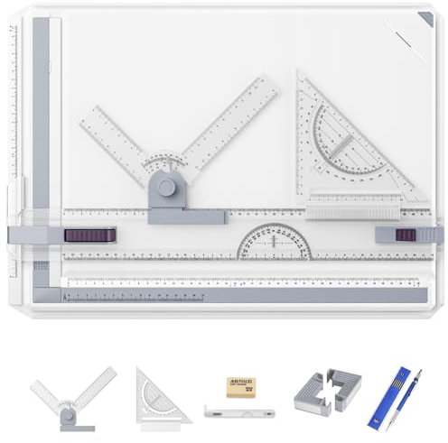 Zyncove A3 Zeichenbrett, Zeichentisch für Architekten und Ingenieure mit paralleler Präzisionsbewegung