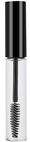 Omquot 10 Ml Tom Mascara Tube för Resor med ögonfransstav Hållbar Miljövänlig Design för ögonfranstillväxtolja och Smink (10 ml svart lock)
