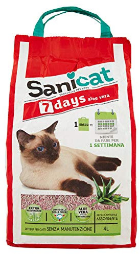 Sanicat Aloe Vera Cat Litter Tray 7 Days 2.7 kg