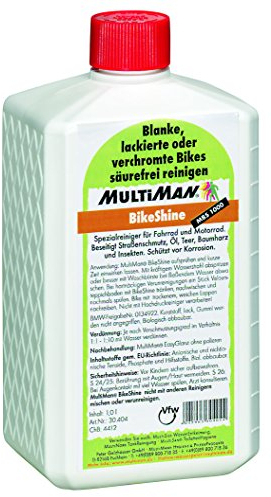 Multiman® BikeShine 1000 - Fahrradreiniger für alle Fahrrad und Motorrad - Bike Reiniger - 1l
