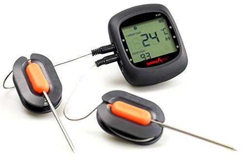 froggit SmokeMax PRO6 Bluetoot Smart Thermomètre sans fil pour barbecue avec application 4 capteurs standards et 2 sondes d'experts