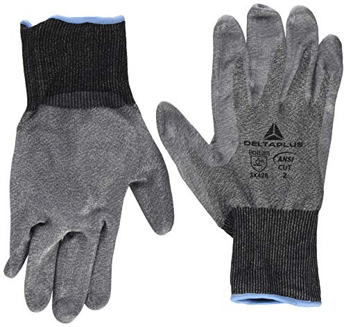 Delta Plus VECUT36GR10 Softnocut gants à tricoter avec revêtement nitrile Gris Taille 10
