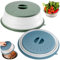 GMMG Cubierta para microondas, cubierta de microondas, 2 unidades, plegable, tapa para microondas, tapa para microondas, tapa antisalpicaduras, cubierta para microondas, cubierta para microondas de 27
