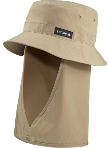 Lafuma Cappello Bob Unisex - Anti zanzara - Escursionismo, Trekking, Lifestyle, Beige, M