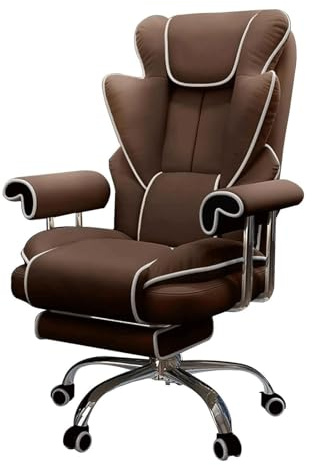 Chaise de bureau ergonomique à dossier haut avec hauteur réglable pour la maison et les postes de travail de gestion