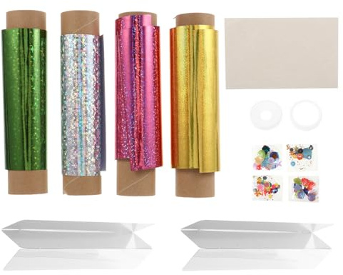 HONITANO Kit de Manualidades para DIY Materiales para Fabricar Caleidoscopio Colores y Estilos Aleatorios Educativo y Fácil de Montar Color Aleatorio Color Aleatorio