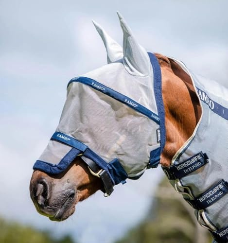 Horseware Rambo Plus Fly Mask Cob Silver