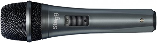 Stagg SDMP10 Multipurpose cardioid dynamic microphone 3-Pin XLR Connection, Vocal and Instrumental Microphone.